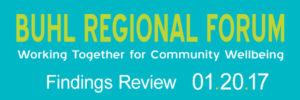 Buhl Regional Presents Forum Findings