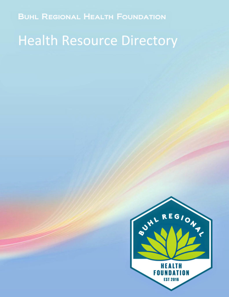 Community Resources Buhl Regional Health Foundation