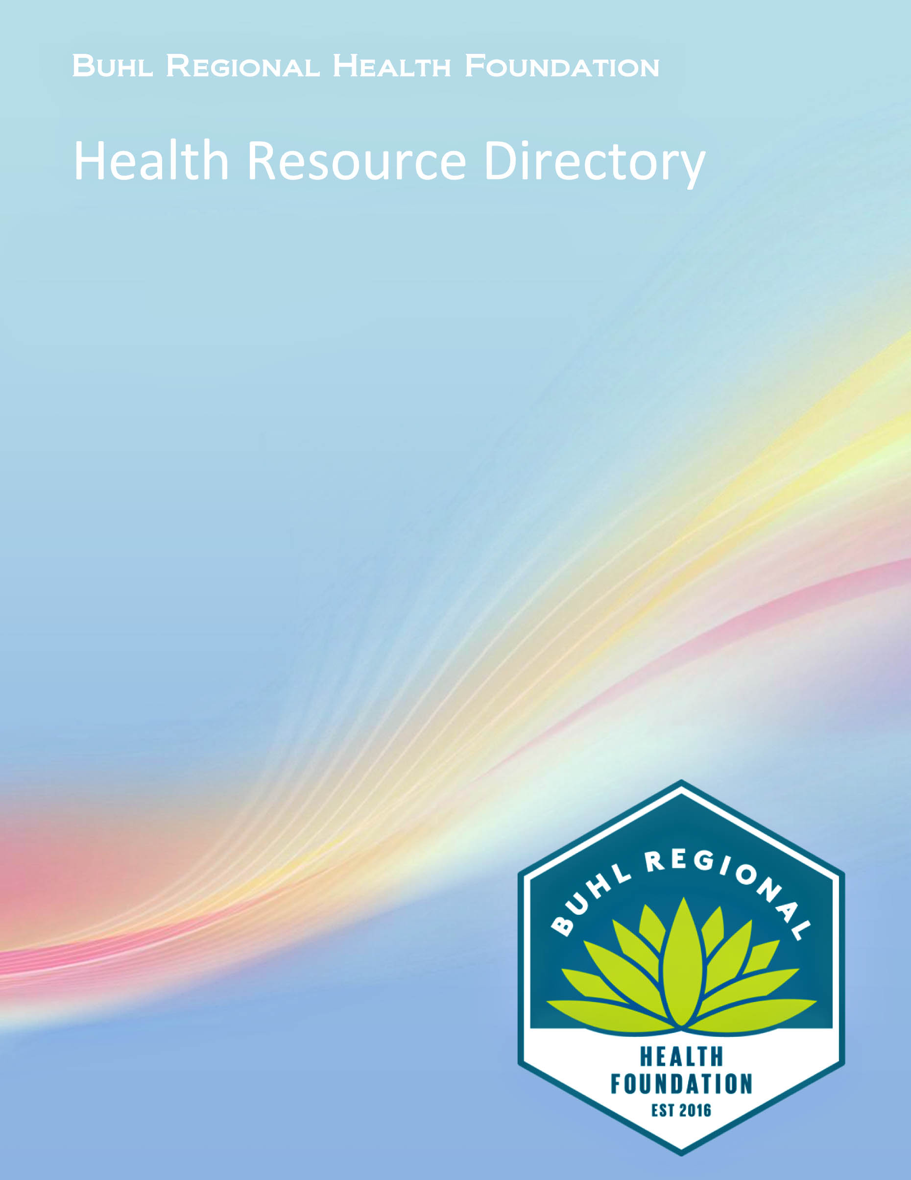 Buhl Regional Health Foundation Health Resource Directory