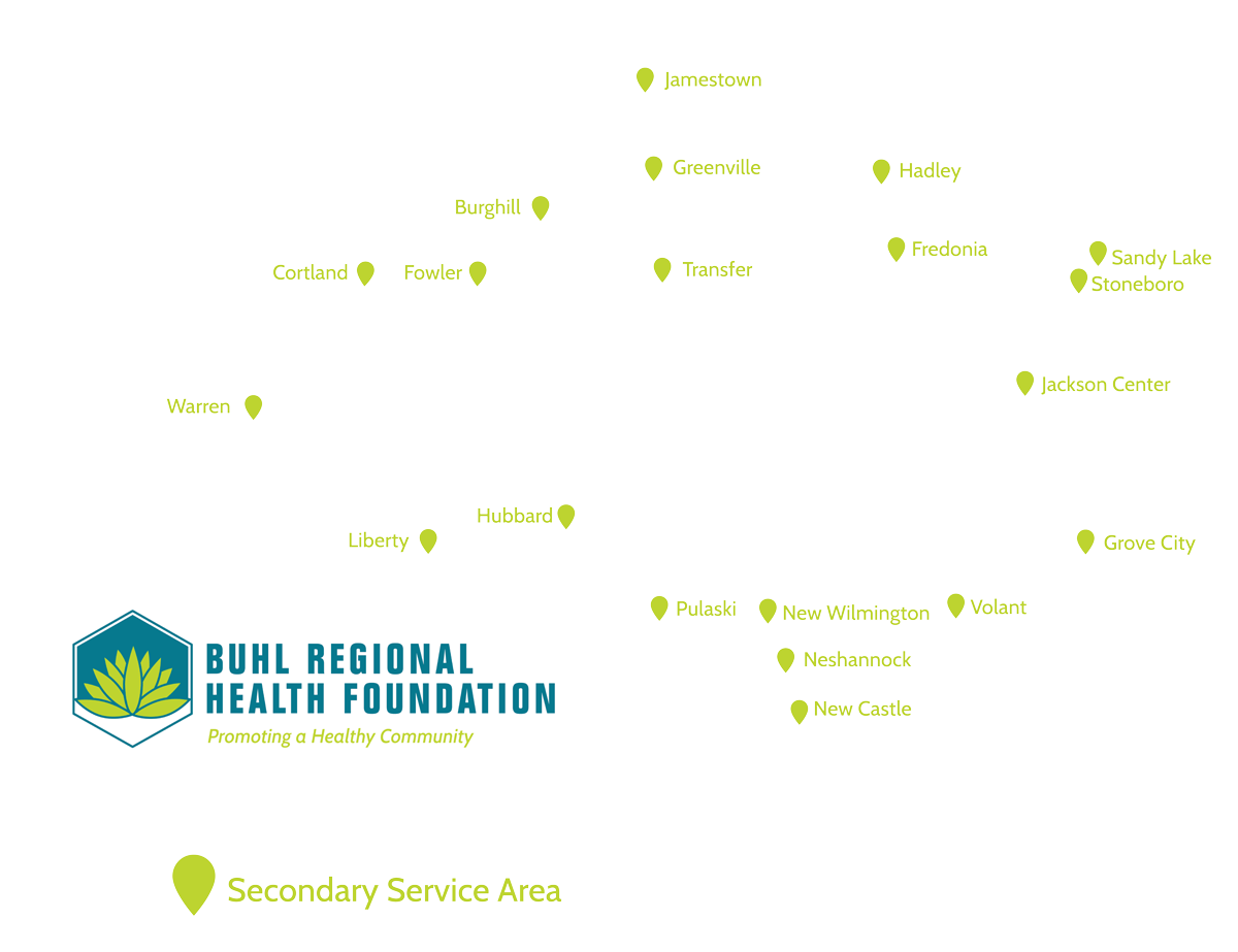 About Us Buhl Regional Health Foundation Service Area