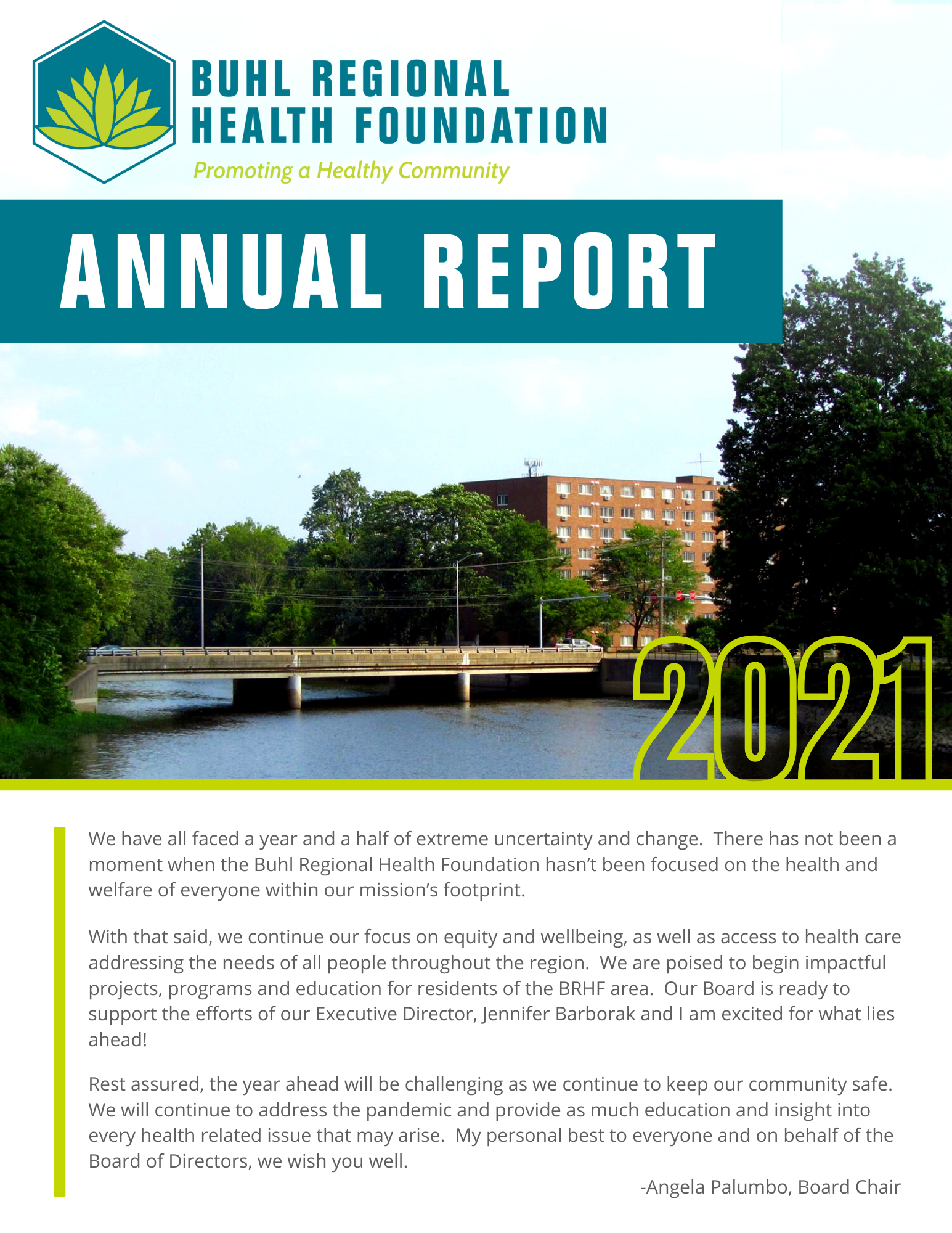 2021 Buhl Regional Health Foundation Annual Report